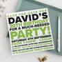 Bright And Bold Party Invitations For All Occasions, thumbnail 4 of 4