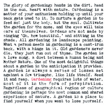 Gardening Quotes Print, Gift For Gardeners, 3 of 7