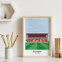 Any Football Stadium Personalised Art Print, thumbnail 2 of 10