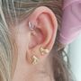 18ct Gold Roller Skate Stud Earrings, thumbnail 1 of 4