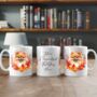 Personalised Dog Mug Pomeranian In An Autumn Wreath, thumbnail 2 of 2
