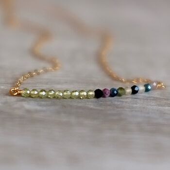 Mixed Birthstone Necklace, 2 of 11