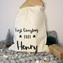 Personalised Baby's First Christmas 2024 Eve Sack, thumbnail 1 of 5