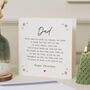 Personalised Dad Christmas Card From Daughter Or Son, thumbnail 1 of 7