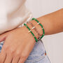 Malachite And Gold Beads Healing Crystals Bracelet Gift, thumbnail 4 of 6