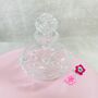 Vintage Decorative Crystal Cut Glass Perfume Bottle ~ 35, thumbnail 3 of 7