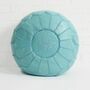 Moroccan Coloured Leather Or Faux Leather Pouffe, thumbnail 12 of 12