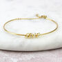 30th Or 40th Birthday A Ring For Every Decade Gold Bangle Bracelet, thumbnail 9 of 11