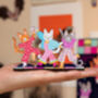 Personalised Disco Cats Birthday Pop Out Card, thumbnail 4 of 7