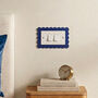 Scalloped Wooden Double Light Switch Surround, thumbnail 3 of 4