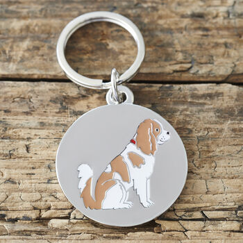 King Charles Cavalier Spaniel ID Name Tag, 2 of 9