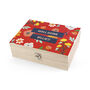 Personalised Vibrant Floral Vegan Chocolate Snacks Box, thumbnail 9 of 9