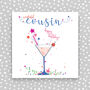 Cousin Birthday Card Female, thumbnail 1 of 3