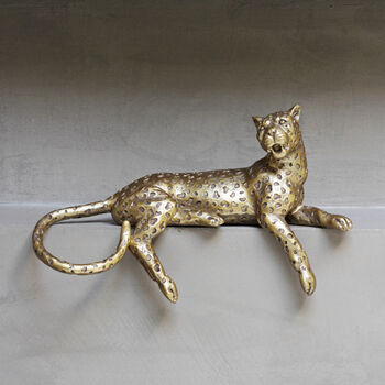 Gold Leopard Shelf Sitter, 2 of 4