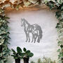 Metal Horse And Foal Wall Art For Equestrian Decor Gift, thumbnail 10 of 10