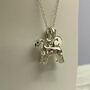 Personalised Schnauzer Dog Sterling Silver Necklace, thumbnail 1 of 4