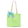 Quilted Tote Bag | Neon Green, thumbnail 1 of 3
