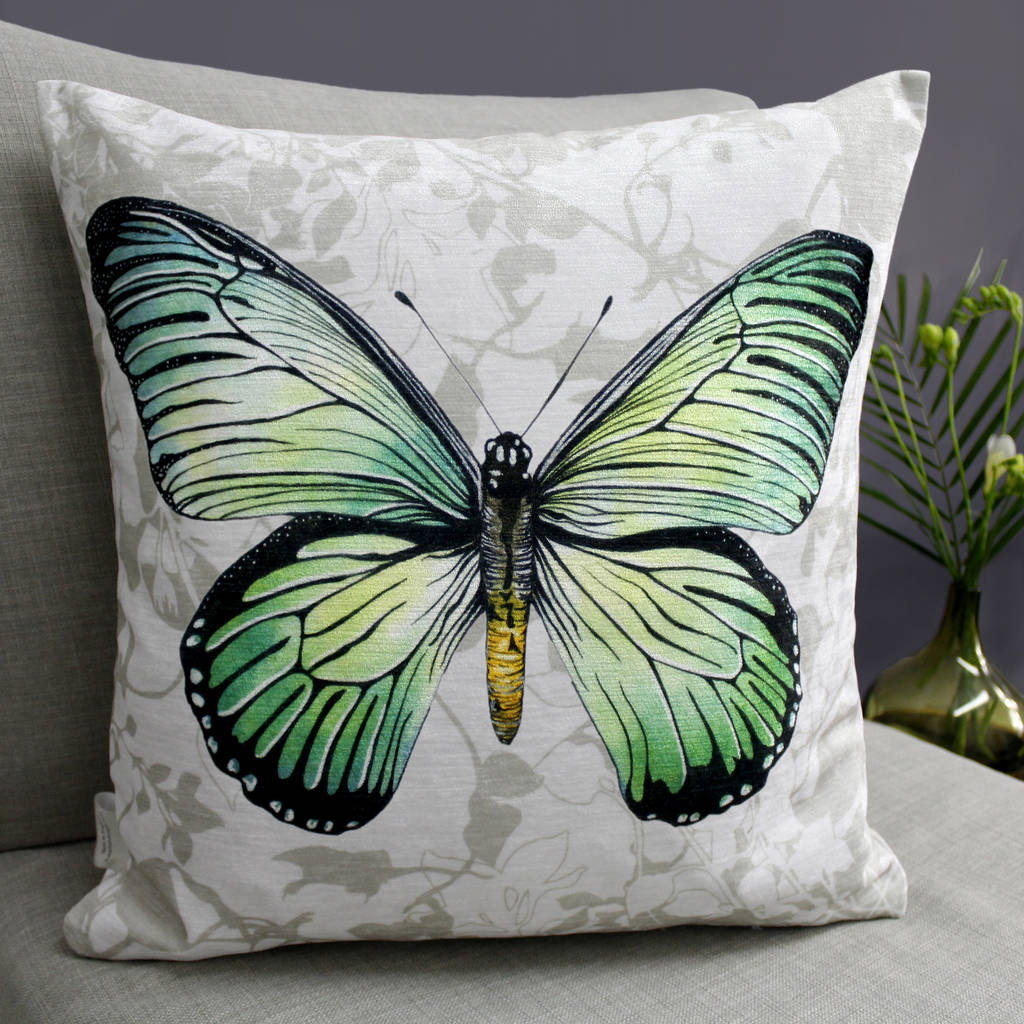 swallowtail butterfly cushion by terrarium designs