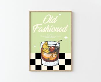 Whisky Old Fashioned Poster Print, 2 of 2