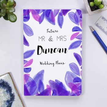 Personalised Mr And Mrs To Be Engagement Notebook Gift, 11 of 12