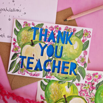 Thank You Teacher Card, 2 of 6
