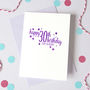 Personalised Silent Age Birthday Card, thumbnail 1 of 3
