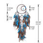 Moon/Star Boho Brown Turquoise Dream Catcher, thumbnail 3 of 7