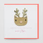 Personalised Merry Christmas Cat Card, thumbnail 1 of 2
