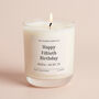 Personalised 50th Birthday Essential Oil Soy Wax Candle, thumbnail 1 of 5