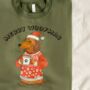 Personalised Christmas Jumper For Dachshund Lovers, thumbnail 4 of 5