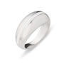 White Candy Stripe Dome Ring, thumbnail 2 of 5