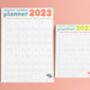 Summer Holiday Wall Planner 2023, thumbnail 1 of 3