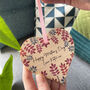 Happy Mother's Day Floral Heart Hanging Decoration, thumbnail 1 of 6