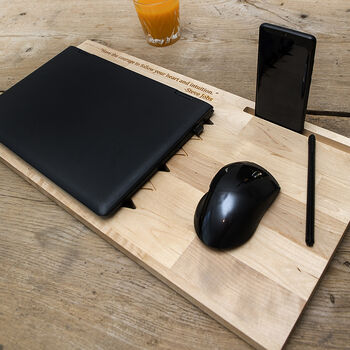 Personalised Laptop Lap Desk Portable Workstation, 2 of 6