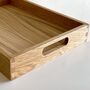 Personalised Oak Breakfast In Bed Tray, thumbnail 6 of 8