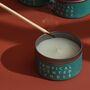 G Decor Set Of Three Zesty Tropical Pineapple Candles, thumbnail 3 of 3