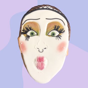 Bespoke 'Life Sized' Portrait Iced Biscuit, 10 of 12