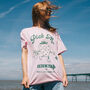 Pick Me Womens Staycation T Shirt Strawberry Graphic, thumbnail 1 of 4