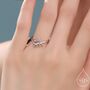 Adjustable Cat Ring In Sterling Silver, thumbnail 1 of 12
