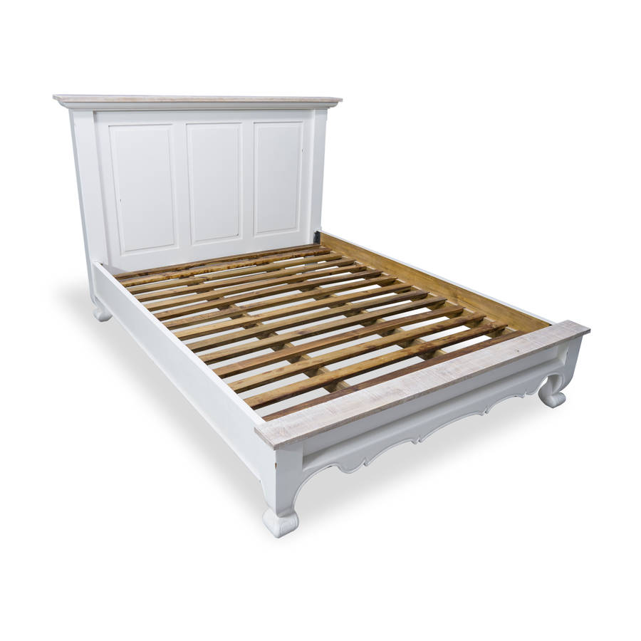 Bayonne Low Footboard Bed White Or Grey By The Orchard
