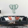 Majestic Wooden Elephant Portrait Art For Home Walls, thumbnail 8 of 12