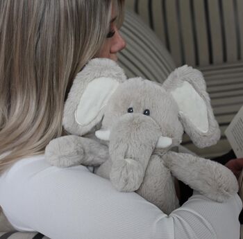 Elephant Soft Baby Plush Toy, Gift, 2 of 6