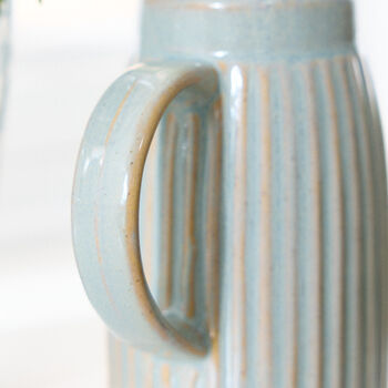 Personalised Washed Stone Pitcher Jug Vases, 4 of 9