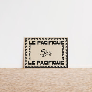 Le Pacifique Blue Ocean Wall Art Print, 8 of 9