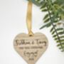 Personalised Our First Christmas Engaged Ornament, thumbnail 3 of 3