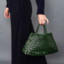 Hand Woven Top Handle Tote, thumbnail 8 of 12