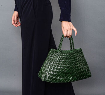 Hand Woven Top Handle Tote, 8 of 12