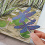 Plantable Dragonfly Seed Paper Card, thumbnail 2 of 5