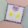 Yellow Banana Glitter Resin Stud Earrings, thumbnail 3 of 4