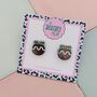 Christmas Pudding Glitter Christmas Resin Studs, thumbnail 3 of 4